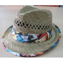 Sombrero de verano de sombrero de paja de la muchacha de la manera 2016 (SW-080001)